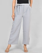Ice Blue Knot Korean Pant