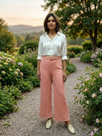 Pe Square Broach Korean Pant