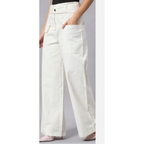 VIV-D118WHITE Baggy jeans